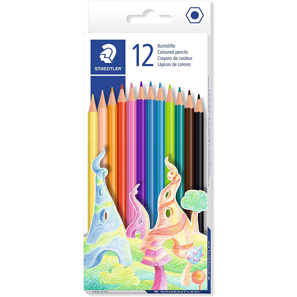Image for STAEDTLER 175 COLOURED PENCIL ASSORTED PACK 12 from Our Town & Country Office National
