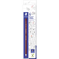 staedtler 185 noris colour checking pencil red box 6