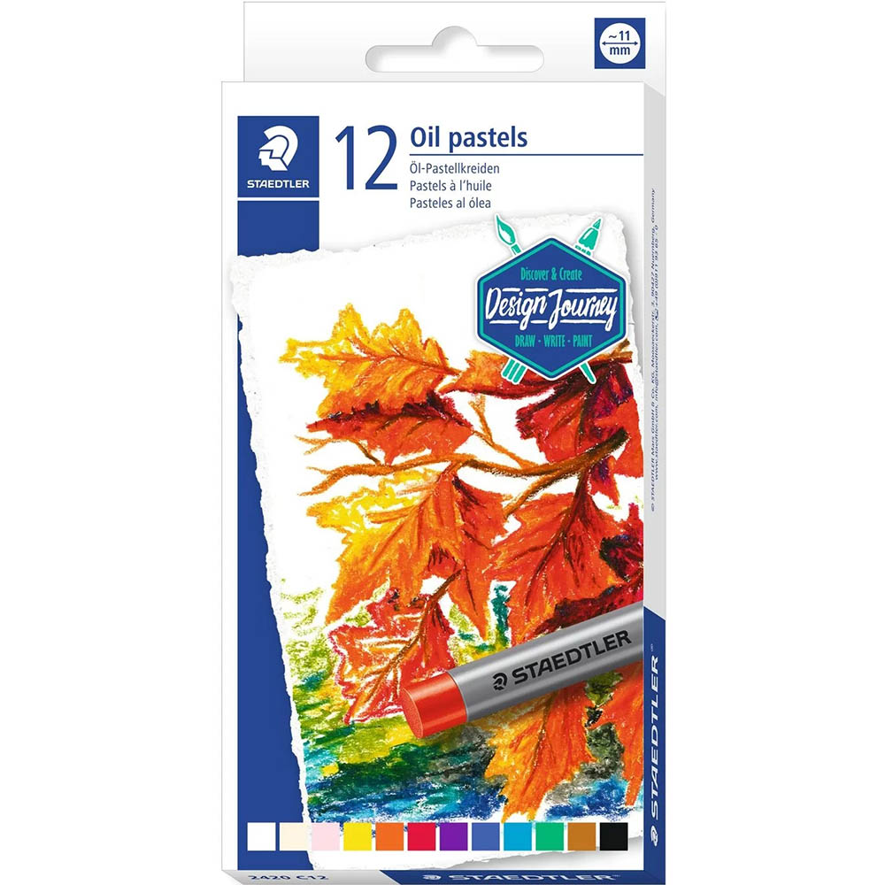 Image for STAEDTLER 2420 OIL PASTELS ASSORTED PACK 12 from Surry Office National