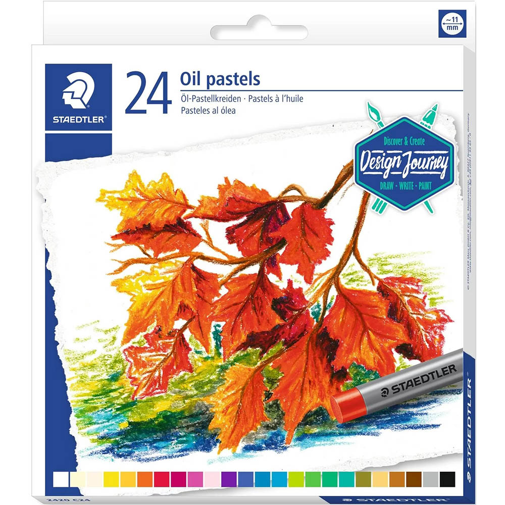 Image for STAEDTLER 2420 OIL PASTELS ASSORTED PACK 24 from Aztec Office National Melbourne