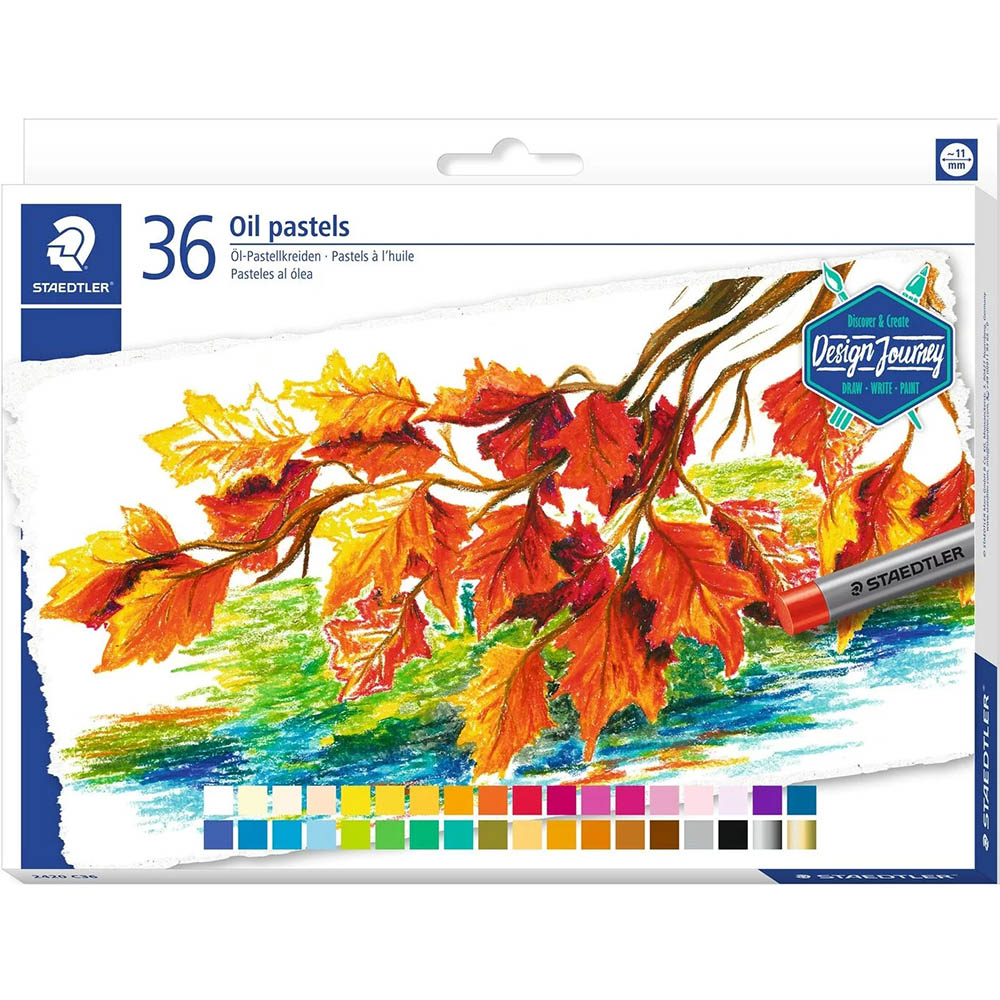Image for STAEDTLER 2420 OIL PASTELS ASSORTED PACK 36 from Ezi Office Supplies Gold Coast Office National
