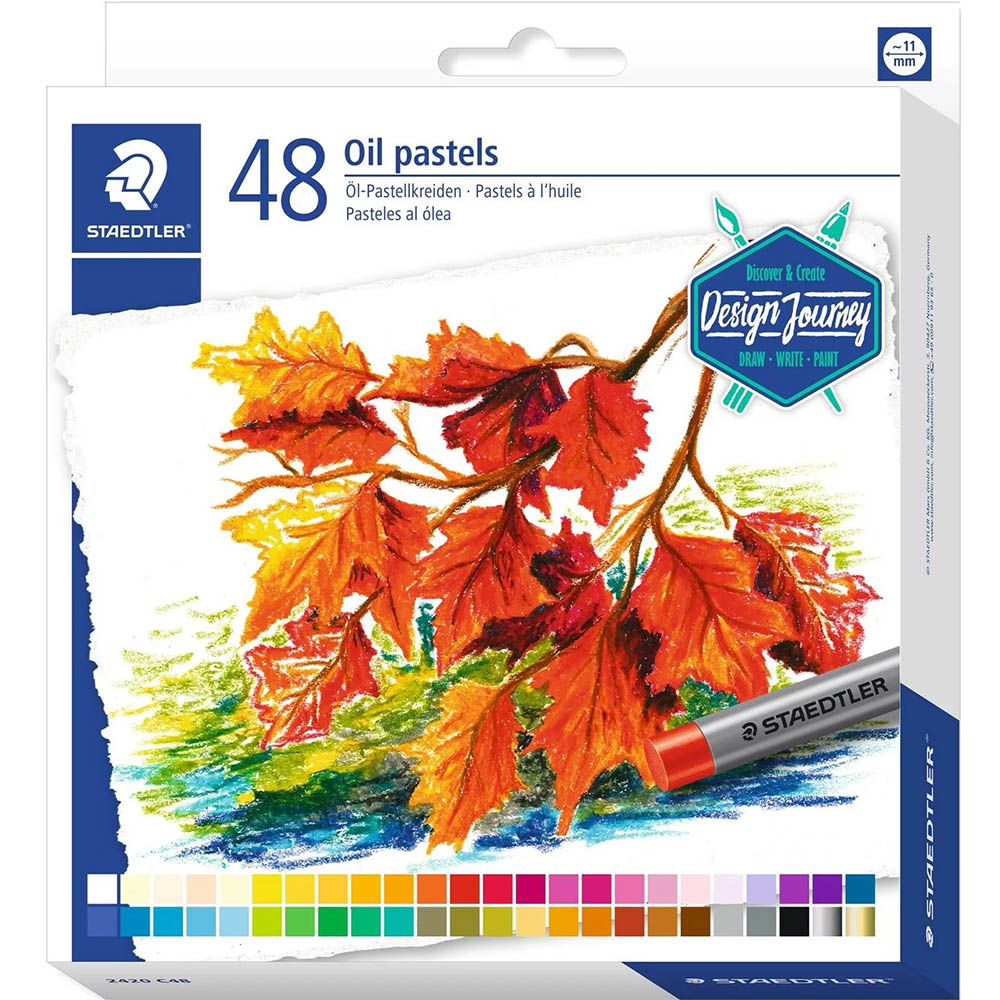Image for STAEDTLER 2420 OIL PASTELS ASSORTED PACK 48 from Surry Office National