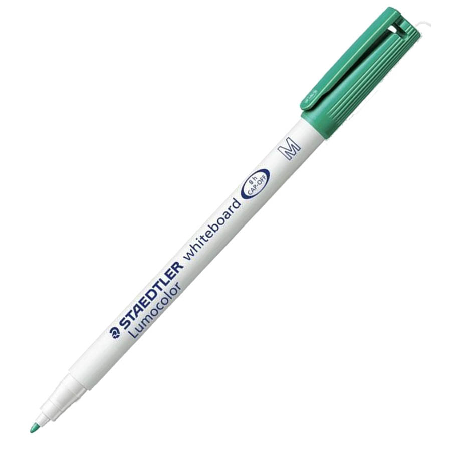 Image for STAEDTLER 301 LUMOCOLOR WHITEBOARD PEN GREEN BOX 10 from PaperChase Office National