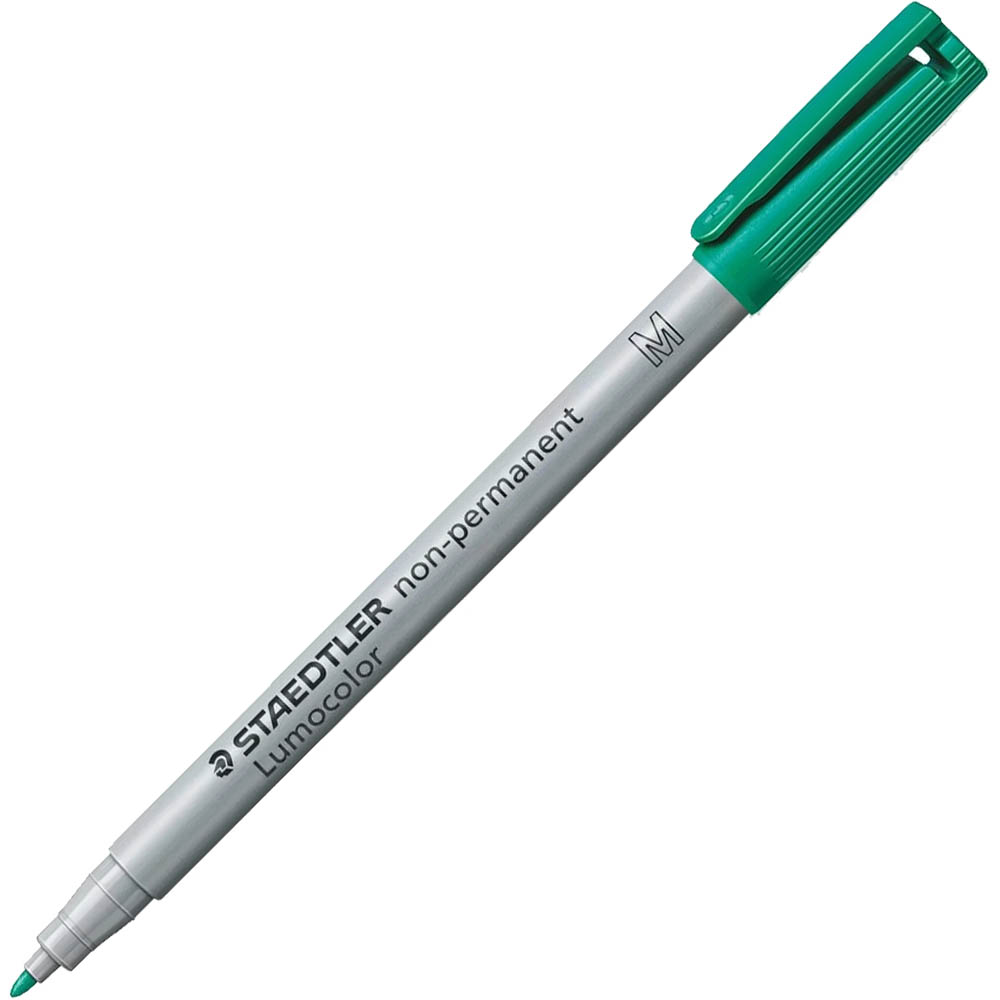 Image for STAEDTLER 315 LUMOCOLOR NON-PERMANENT MARKER BULLET MEDIUM 1.0MM GREEN from Surry Office National