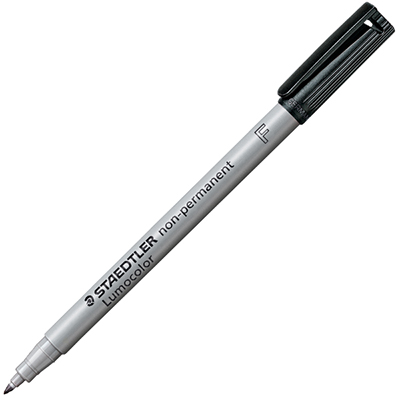 Image for STAEDTLER 316 LUMOCOLOR NON-PERMANENT MARKER FINE 0.6MM BLACK from Mackay Business Machines (MBM) Office National