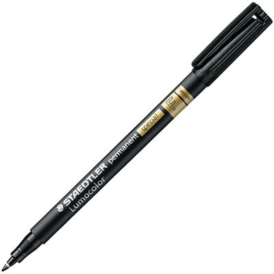 Image for STAEDTLER 319 LUMOCOLOR PERMANENT SPECIAL MARKER 0.6MM BLACK from Axsel Office National