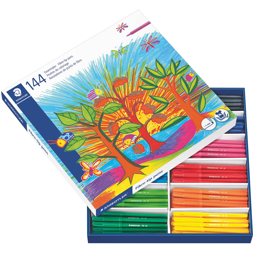 Image for STAEDTLER 325 NORIS CLUB FIBRE TIP PENS 1.0MM ASSORTED CLASSPACK 144 from OFFICE NATIONAL CANNING VALE