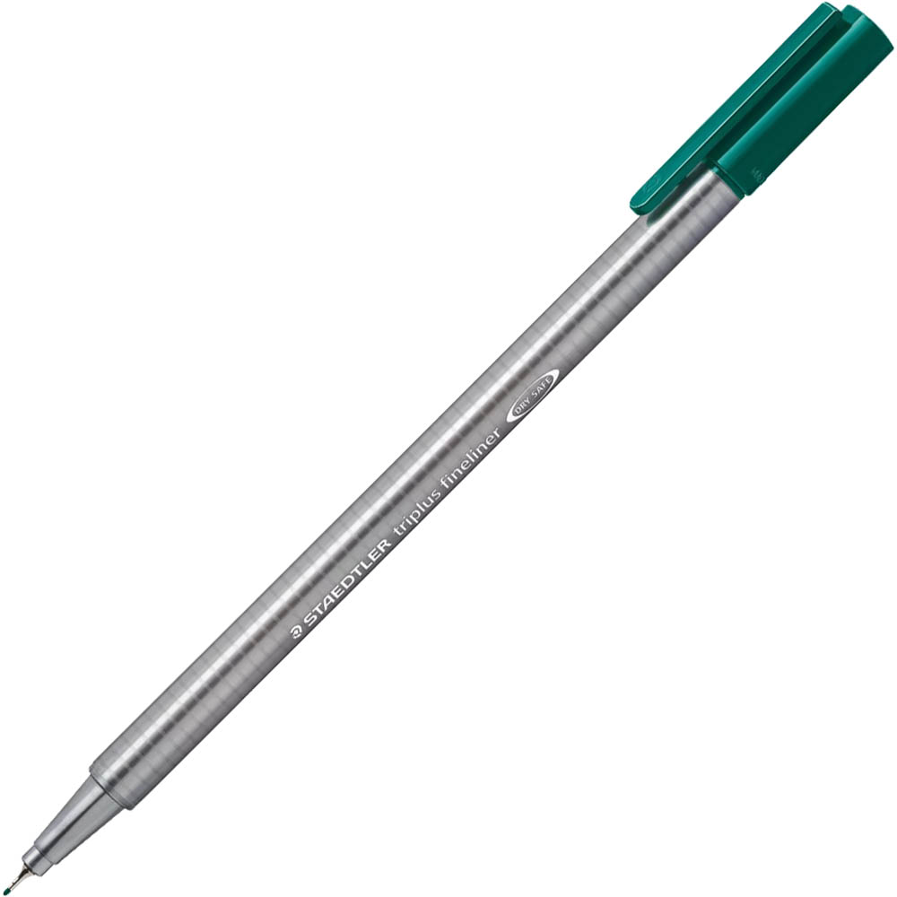 Image for STAEDTLER 334 TRIPLUS FINELINE PEN SEA GREEN BOX 10 from Coffs Coast Office National