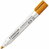 staedtler 351 lumocolor whiteboard marker bullet orange