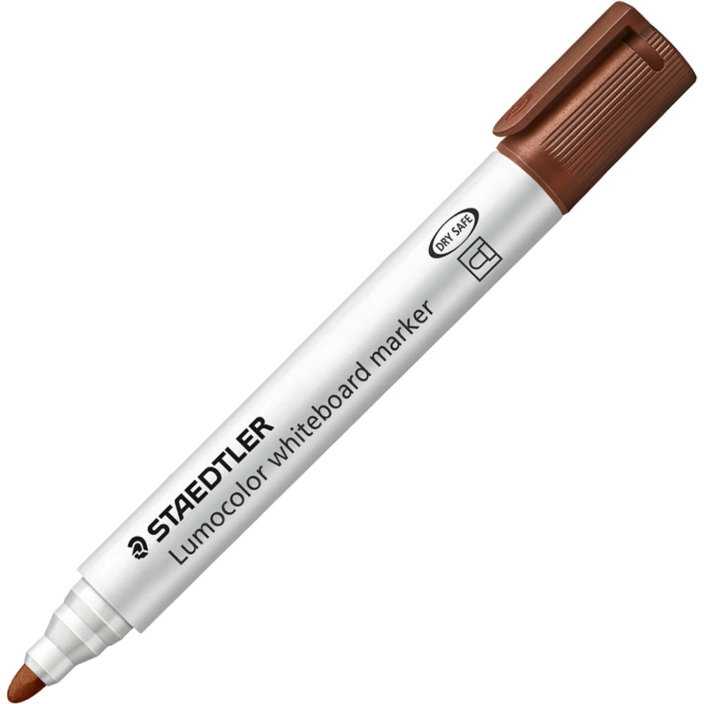 Image for STAEDTLER 351 LUMOCOLOR WHITEBOARD MARKER BULLET BROWN from Office National ONE Solution Business Supplies