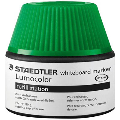 Image for STAEDTLER 488-51 LUMOCOLOR WHITEBOARD MARKER REFILL STATION 20ML GREEN from Discount Office National