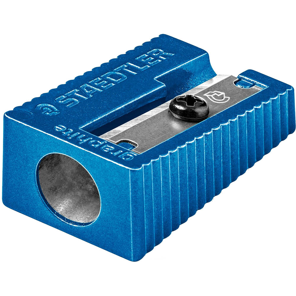 Image for STAEDTLER 510 PENCIL SHARPENER 1-HOLE METAL ASSORTED from Discount Office National
