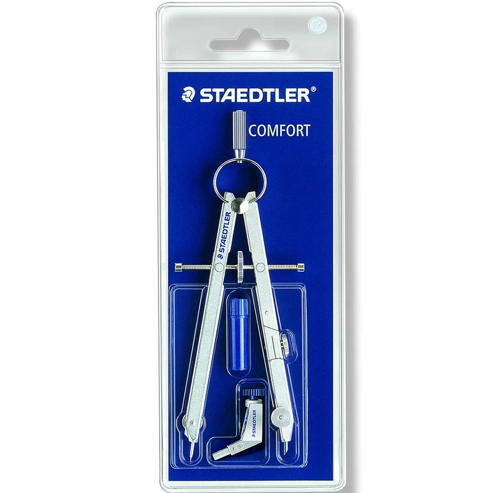 Image for STAEDTLER 551 MARS COMFORT PRECISION MASTERBOW COMPASS IN SOFT WALLET from PaperChase Office National