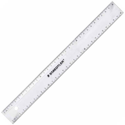 Image for STAEDTLER 562 RULER METRIC 300MM CLEAR from OFFICE NATIONAL CANNING VALE