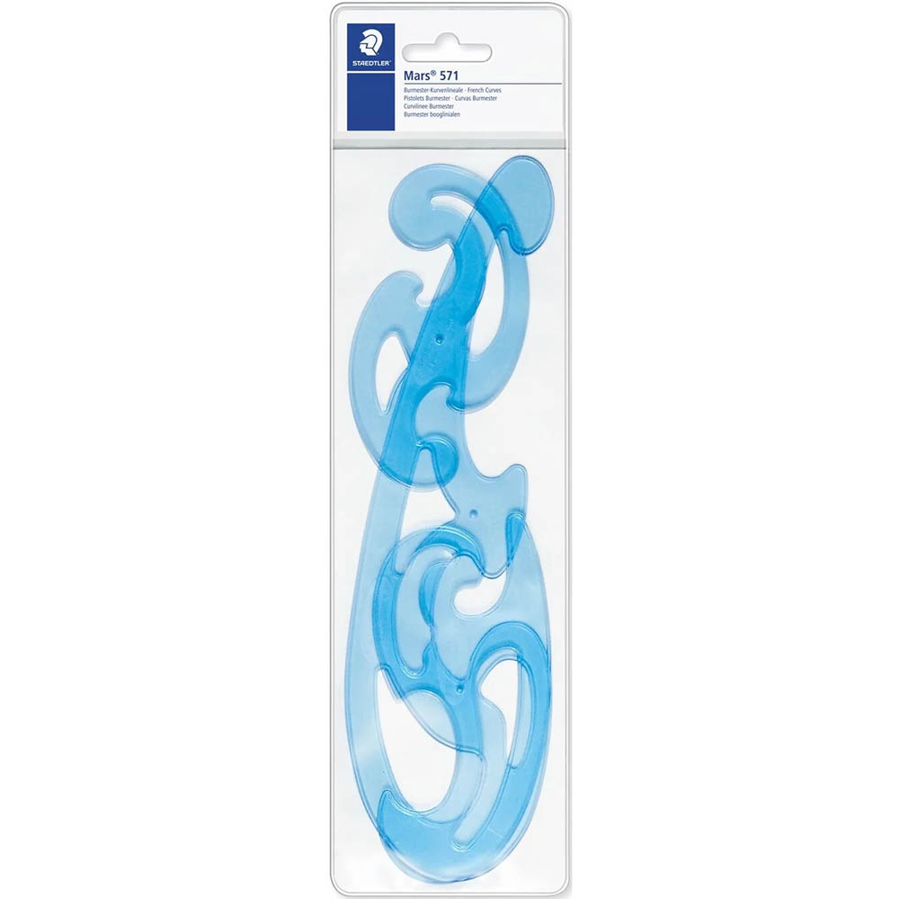 Image for STAEDTLER 571 MARS FRENCH CURVES PACK 3 from PaperChase Office National