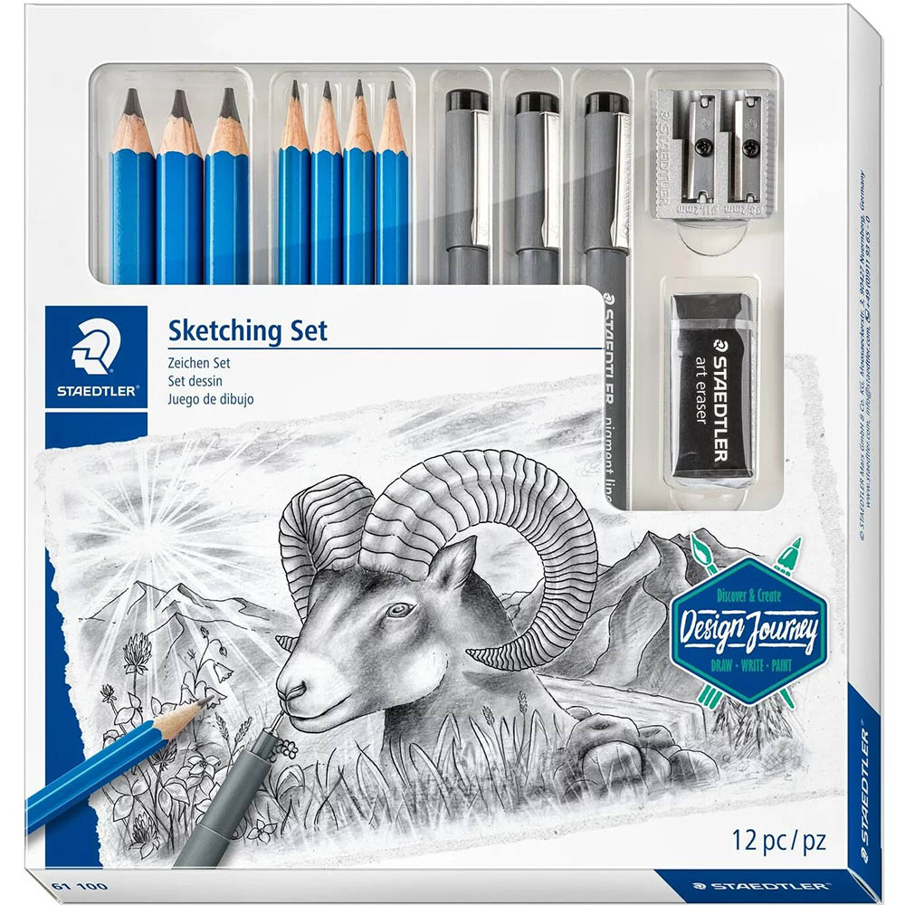 Image for STAEDTLER 61 DESIGN JOURNEY LUMOGRAPH SKETCHING MIXED SET from Surry Office National
