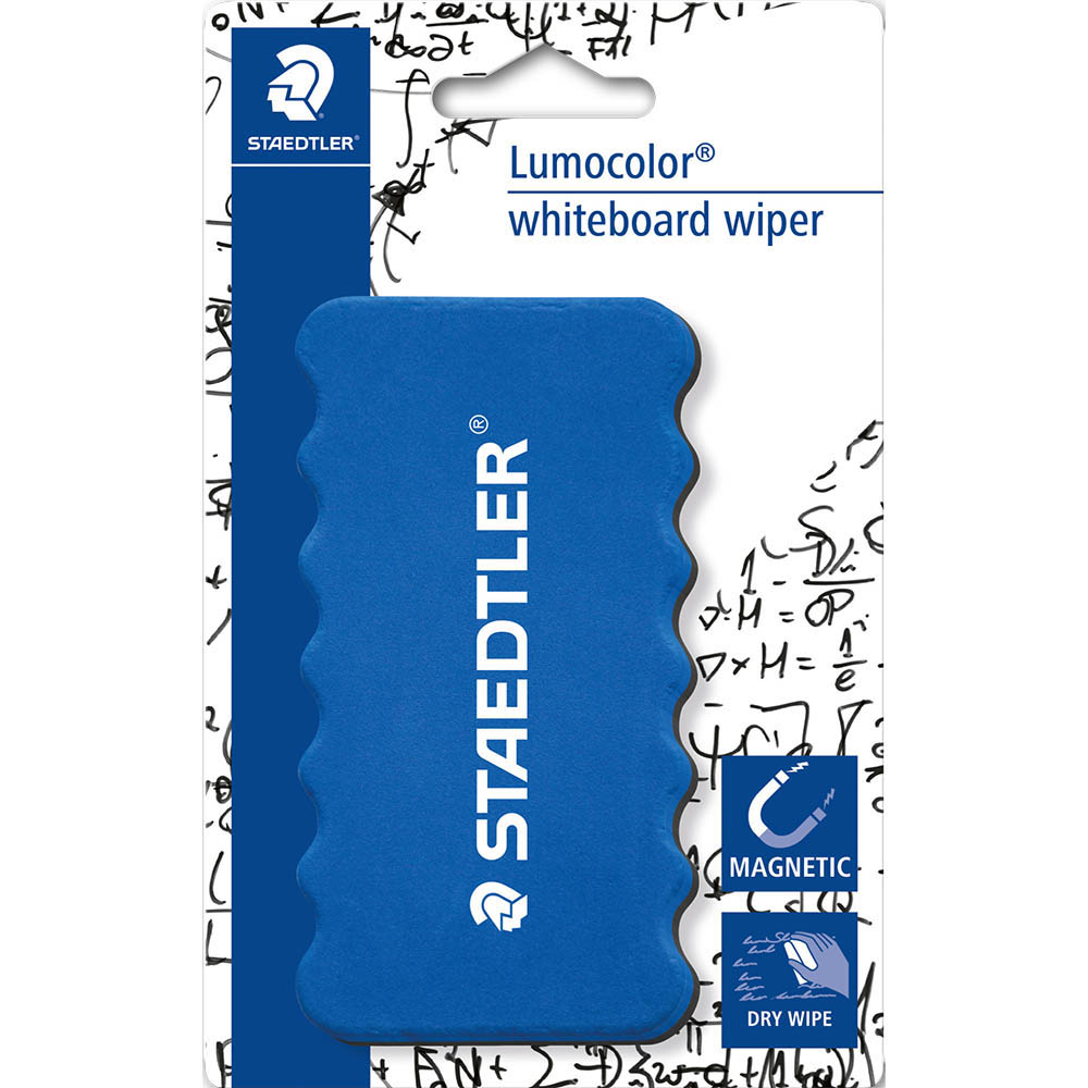 Image for STAEDTLER 652 LUMOCOLOR WHITEBOARD ERASER MAGNETIC BLUE from PaperChase Office National