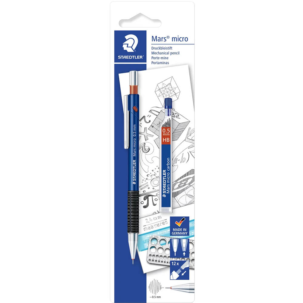 Image for STAEDTLER 775 MARS MICRO MECHANICAL PENCIL 0.5MM WITH LEADS from Aztec Office National