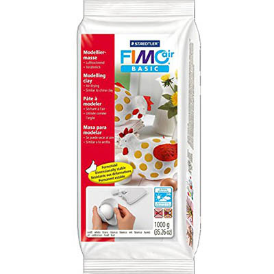 Image for STAEDTLER 810 FIMOAIR BASIC MODELLING CLAY 1KG WHITE from Mackay Business Machines (MBM) Office National