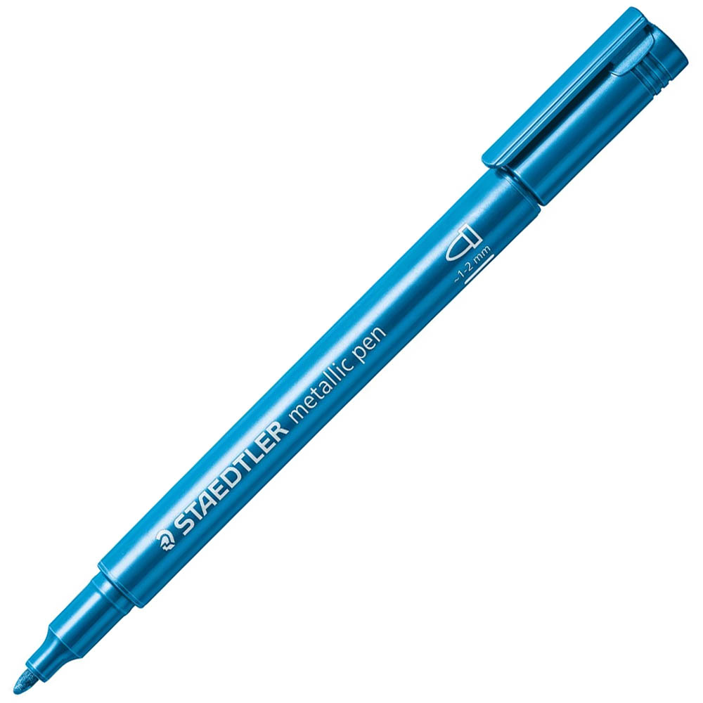 Image for STAEDTLER 8323 METALLIC MARKER BLUE from Mackay Business Machines (MBM) Office National
