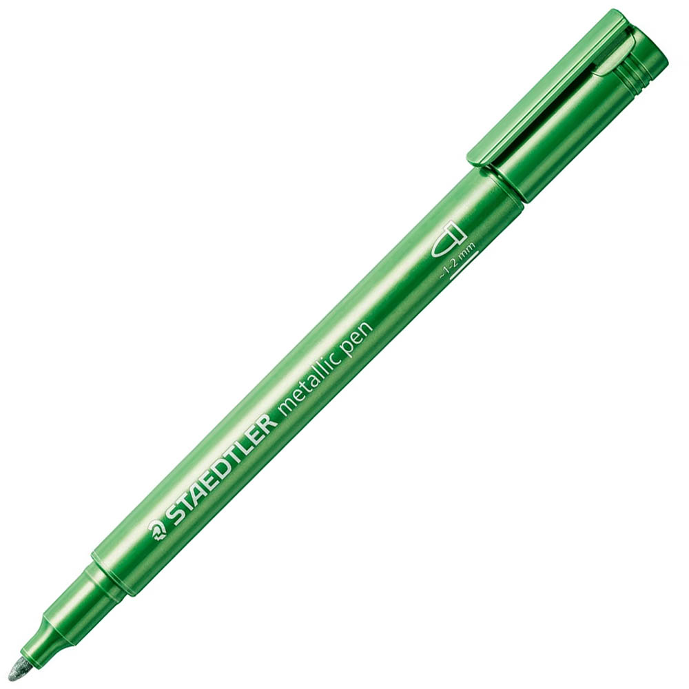 Image for STAEDTLER 8323 METALLIC MARKER GREEN from OFFICE NATIONAL CANNING VALE