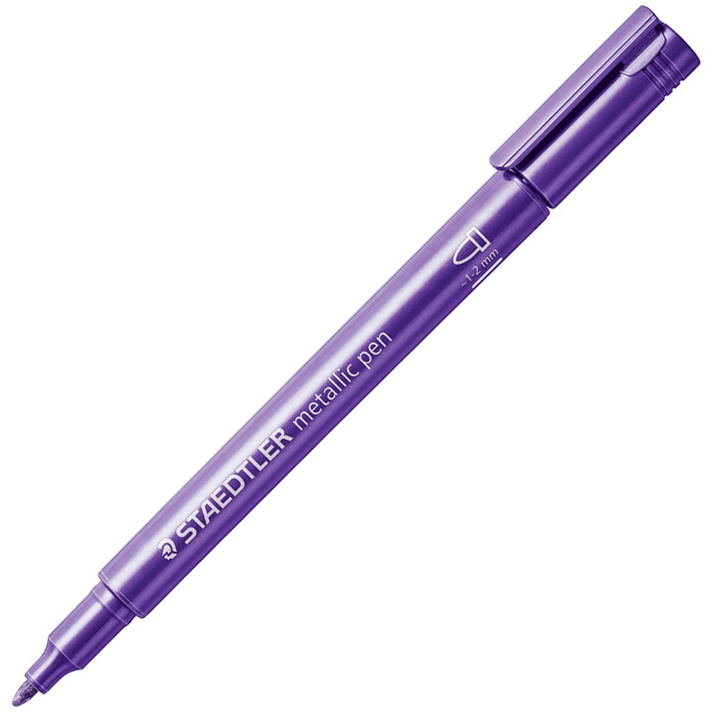 Image for STAEDTLER 8323 METALLIC MARKER PURPLE from Office National Capalaba