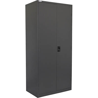 Image for STEELCO STATIONERY CABINET 4 SHELVES 2000 X 914 X 463MM GRAPHITE RIPPLE from Ezi Office National Tweed