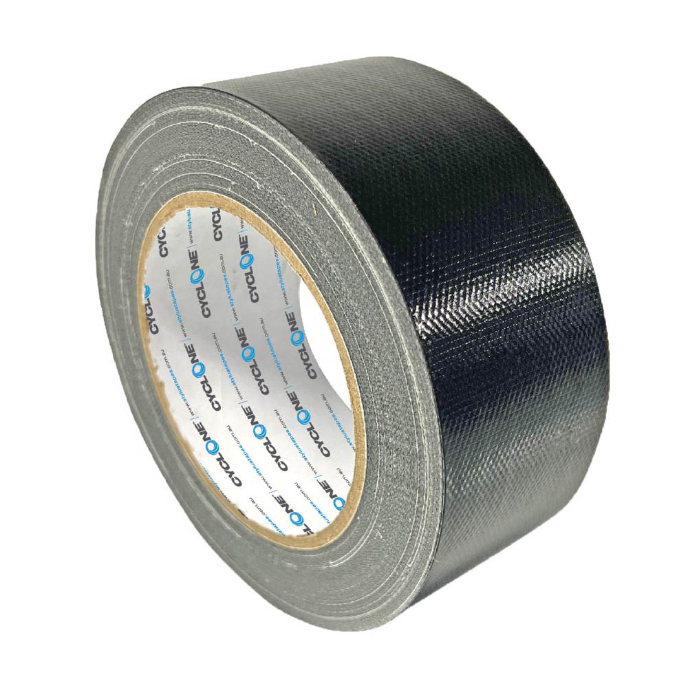 Image for CYCLONE 368HM CLOTH TAPE 48MM X 25M BLACK from Coffs Coast Office National