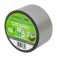cyclone 757 duct tape pe 48mm x 30m silver