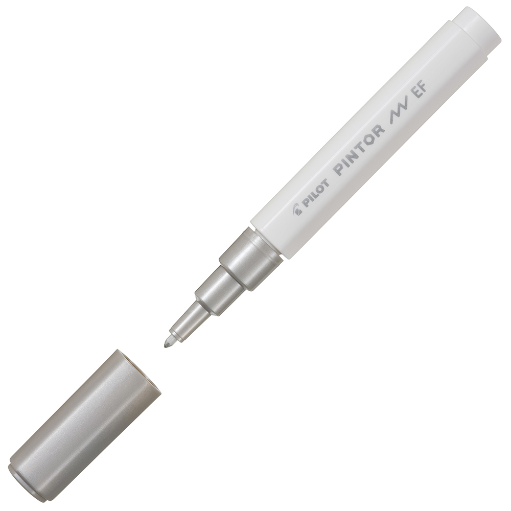 Image for PILOT PINTOR PAINT MARKER BULLET EXTRA FINE 0.7MM SILVER from Surry Office National
