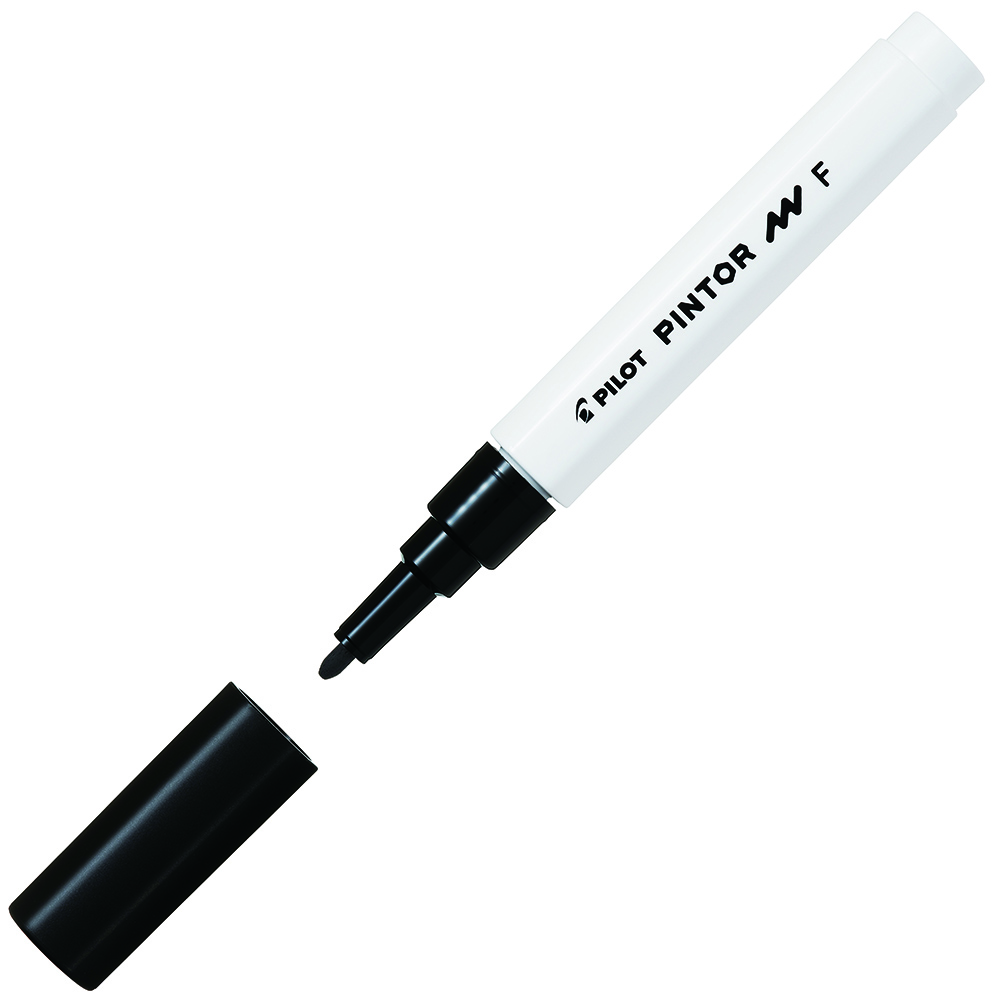 Image for PILOT PINTOR PAINT MARKER BULLET FINE 1.0MM BLACK from OFFICE NATIONAL CANNING VALE