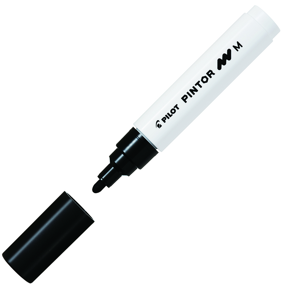 Image for PILOT PINTOR PAINT MARKER BULLET MEDIUM 1.4MM BLACK from Office National Whyalla