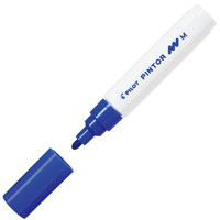 pilot pintor paint marker bullet medium 1.4mm blue