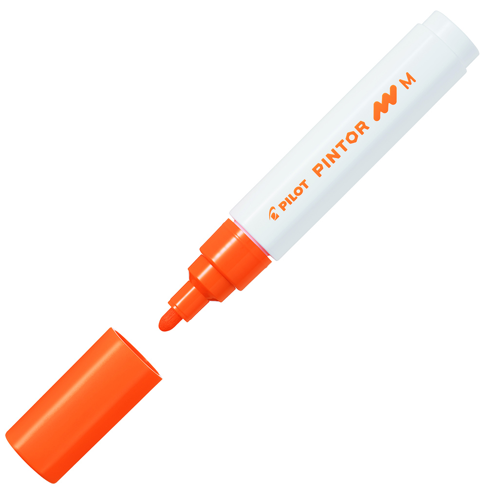Image for PILOT PINTOR PAINT MARKER BULLET MEDIUM 1.4MM ORANGE from Surry Office National