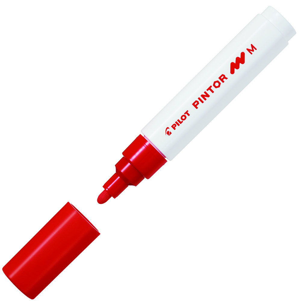 Image for PILOT PINTOR PAINT MARKER BULLET MEDIUM 1.4MM RED from Emerald Office Supplies Office National