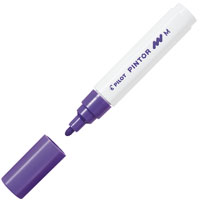 pilot pintor paint marker bullet medium 1.4mm violet