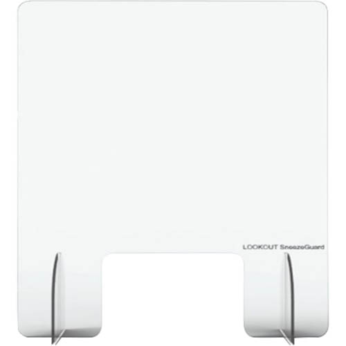 Image for SYLEX LOOKOUT SNEEZE GUARD NO MOUNT 800 X 1000MM CLEAR from Office National Sydney Stationery