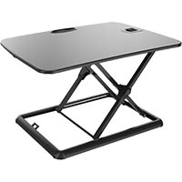 arise totelator sit and stand laptop desk 660 x 470mm grey