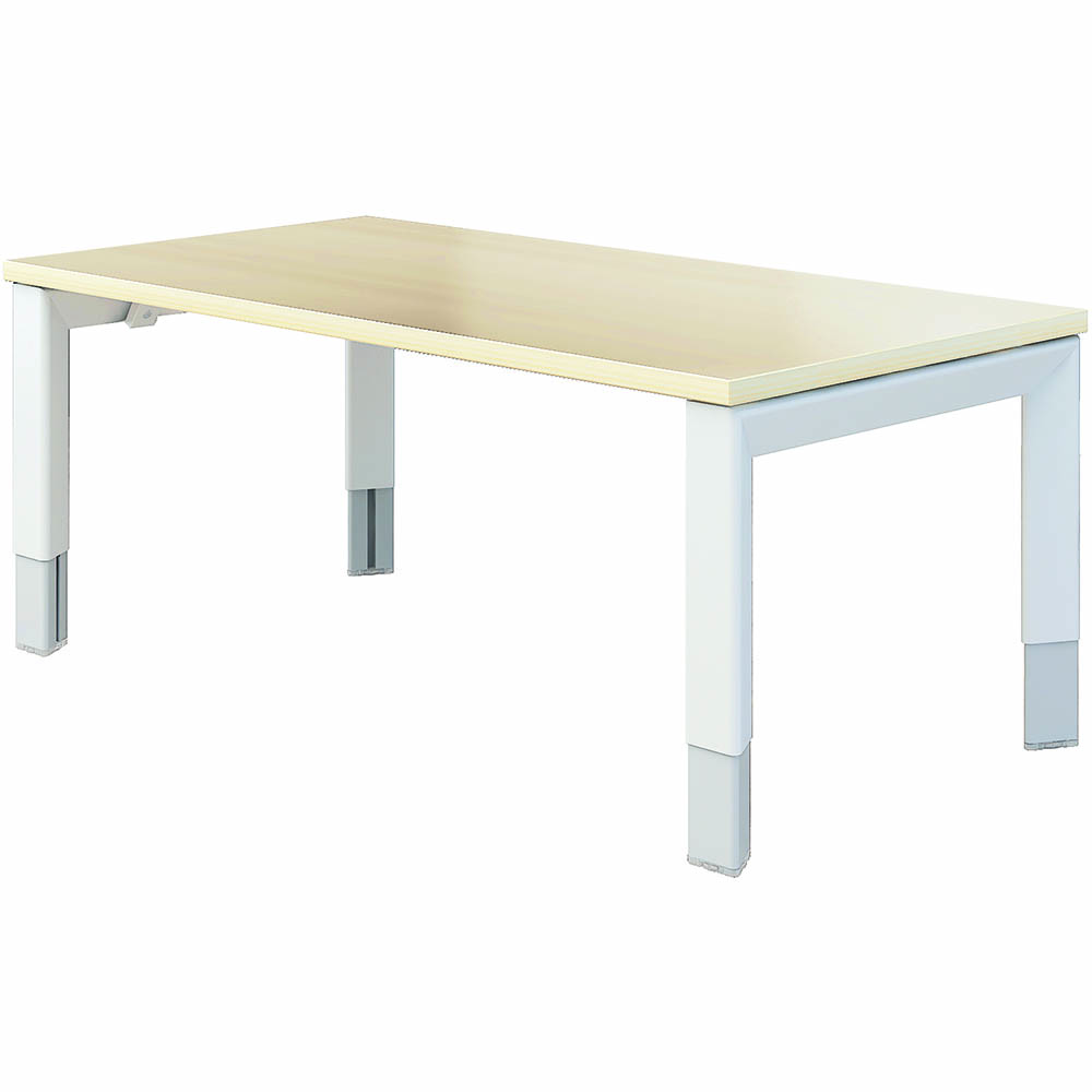 Image for OBLIQUE HEIGHT ADJUSTABLE COFFEE TABLE 1200 X 600MM SNOW MAPLE from OFFICE NATIONAL CANNING VALE