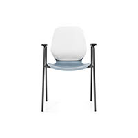 sylex kaleido chair 4 leg with arms grey seat