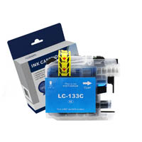 compatible brother lc133c ink cartridge high yield cyan