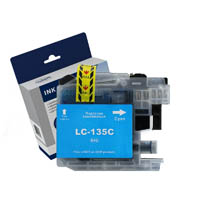 compatible brother lc135xlc ink cartridge high yield cyan