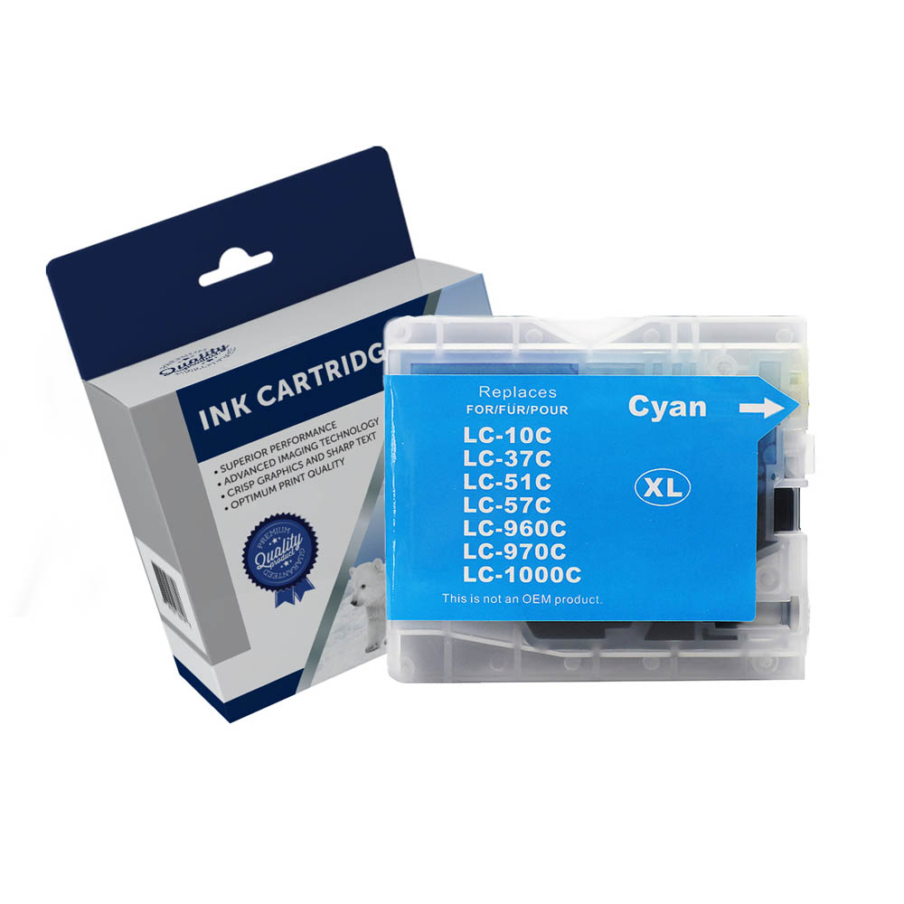 Image for COMPATIBLE BROTHER LC57C INK CARTRIDGE CYAN from Surry Office National