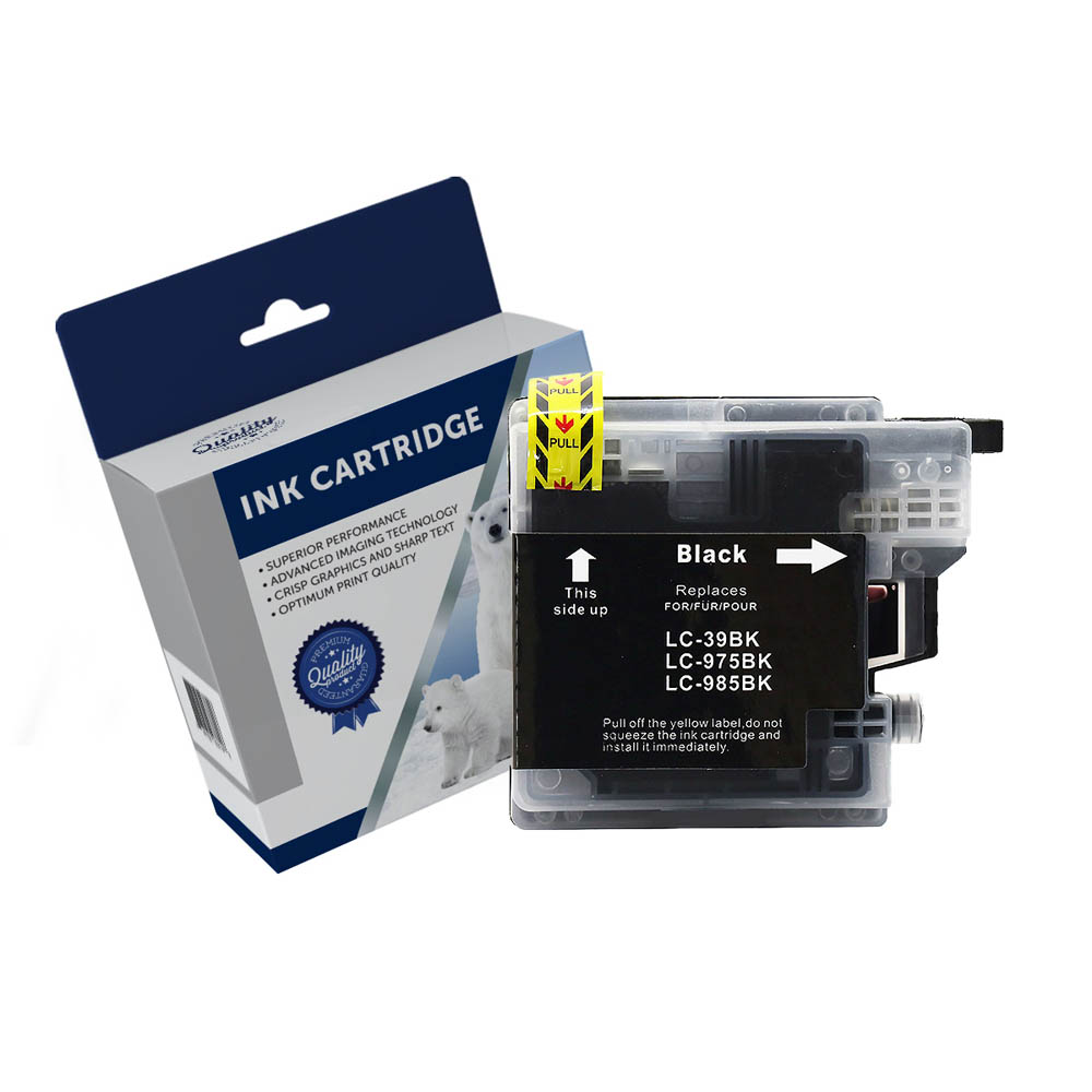 Image for COMPATIBLE BROTHER LC39BK INK CARTRIDGE HIGH YIELD BLACK from Office National Hobart