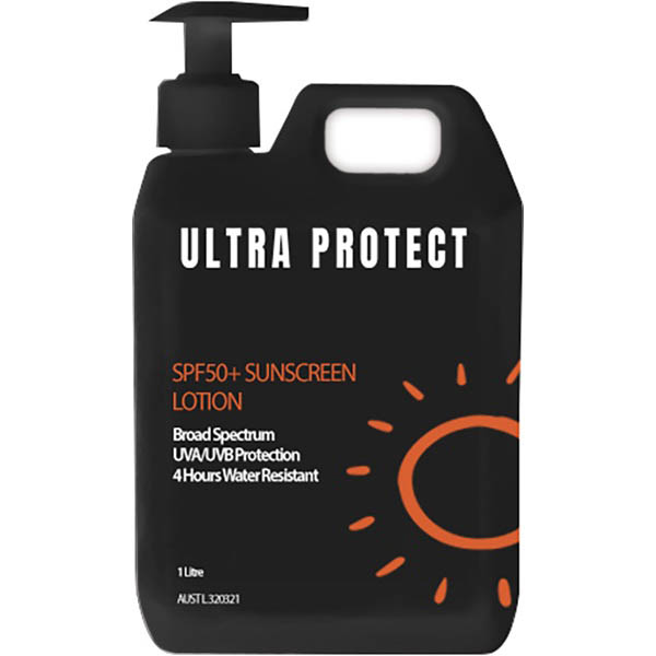 Image for ULTRA PROTECT SUNSCREEN LOTION SPF50+ 1 LITRE PUMP from PaperChase Office National
