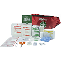 trafalgar on-the-go first aid waste bag kit