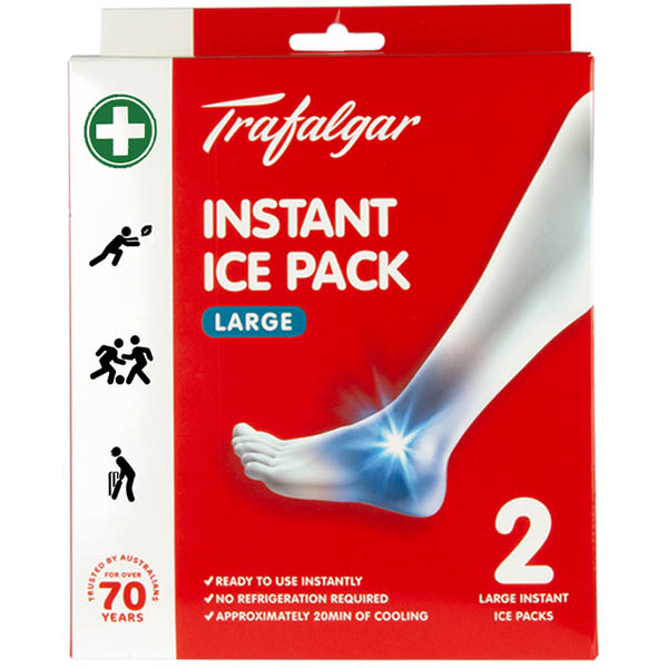 Image for TRAFALGAR INSTANT ICE PACK LARGE PACK 2 from Surry Office National