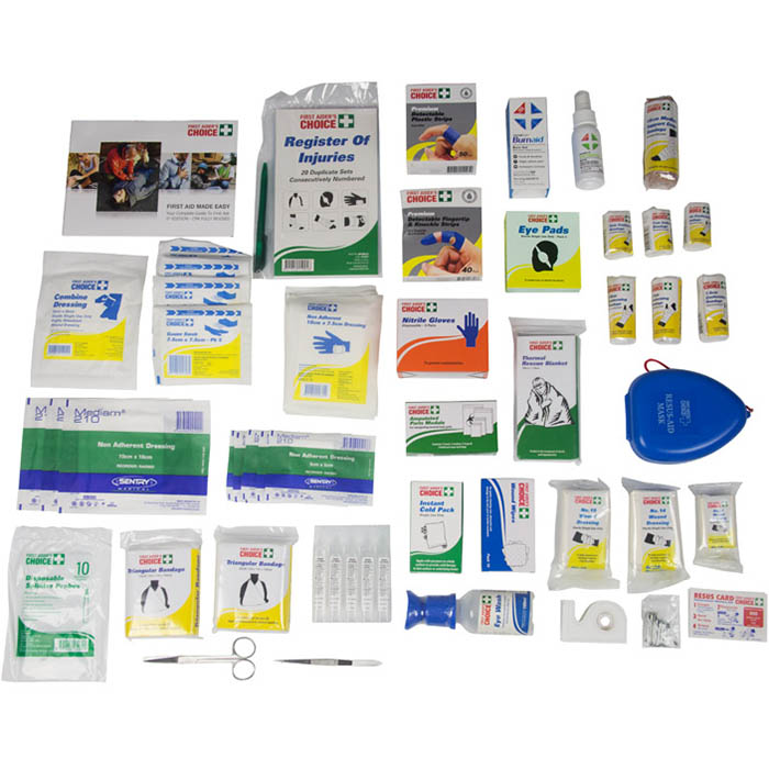 Image for FIRST AIDERS CHOICE FOOD AND BEVERAGE MANUFACTURING FIRST AID KIT REFILL from Office National Mount Gambier