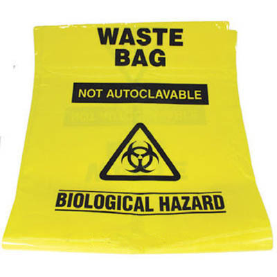 Image for TRAFALGAR CLEAN-UP BIOHAZARD BAG 450 X 750MM YELLOW from Office National ONE Solution Business Supplies