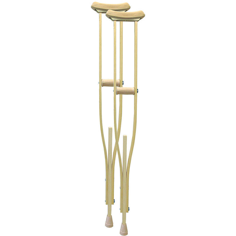 Image for TRAFALGAR WOODEN CRUTCHES from Coleman's Office National